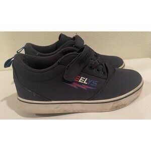 Heelys Pro 20 Blue Canvas Youth Size 6 Wheeled Shoes